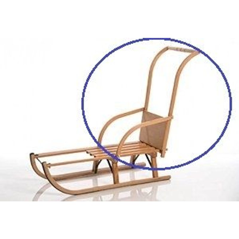 Haut Dossier Pour Luge En Bois