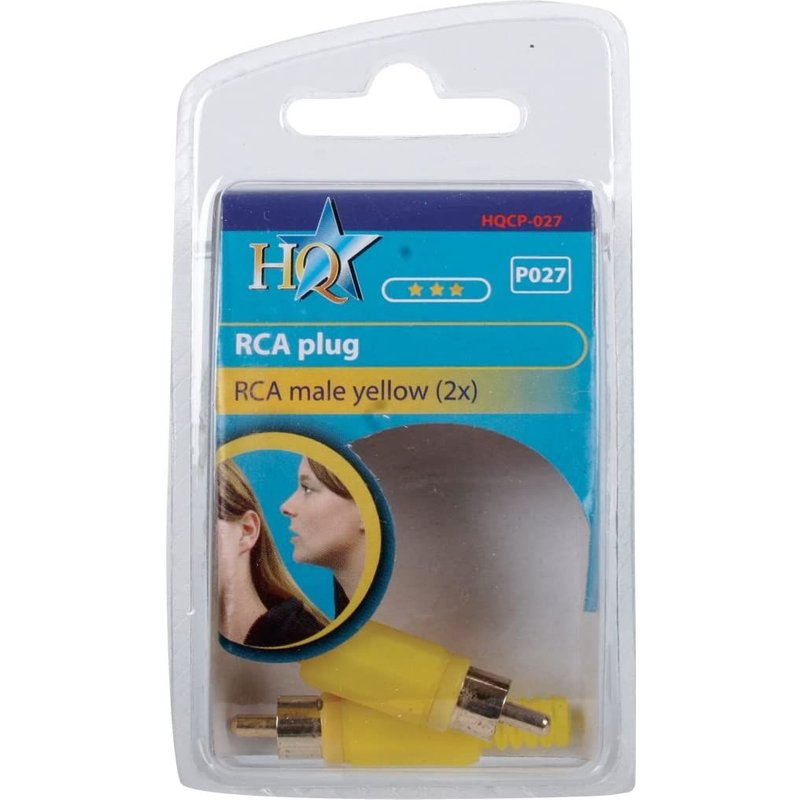 HQ Basic - Connecteur vidéo / audio - RCA mâle