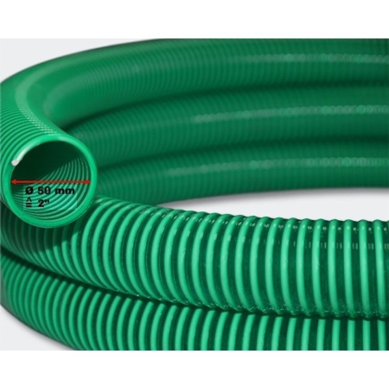 Tuyau De Bassin En Longueur De 5 Mètres 2 Pouces - 50,8 Mm Vert Jardin Bricolage Helloshop26 4216382