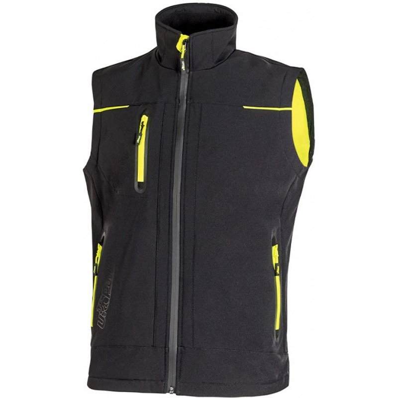 Gilet Softshell UNIVERSE Noir Carbone FU188BC - U-Power