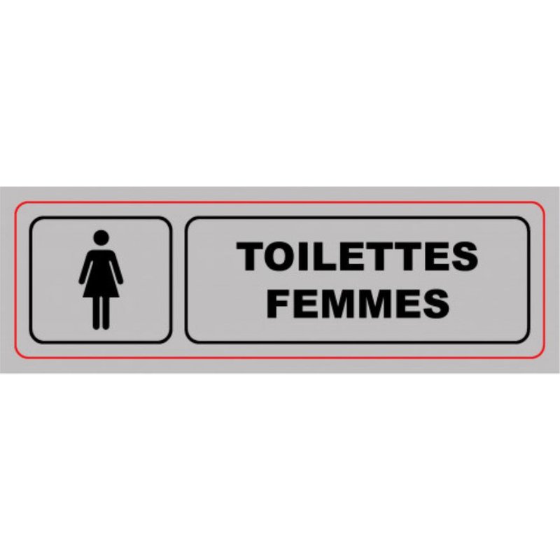 VISO PLAQUE DE SIGNALISATION TOILETTES FEMMES 3321360009920 SIGNALETIQUE PRO BAR CAFE RESTAURANT COMMERCE MAGASIN BUREAU ENTREPOT COMASOUND KARTEL CSK ONLINE