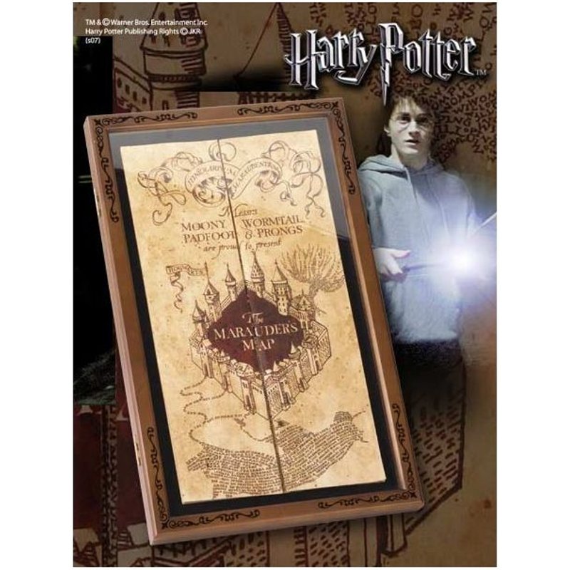 Harry Potter - Présentoir Pour Réplique Carte Du Maraudeur