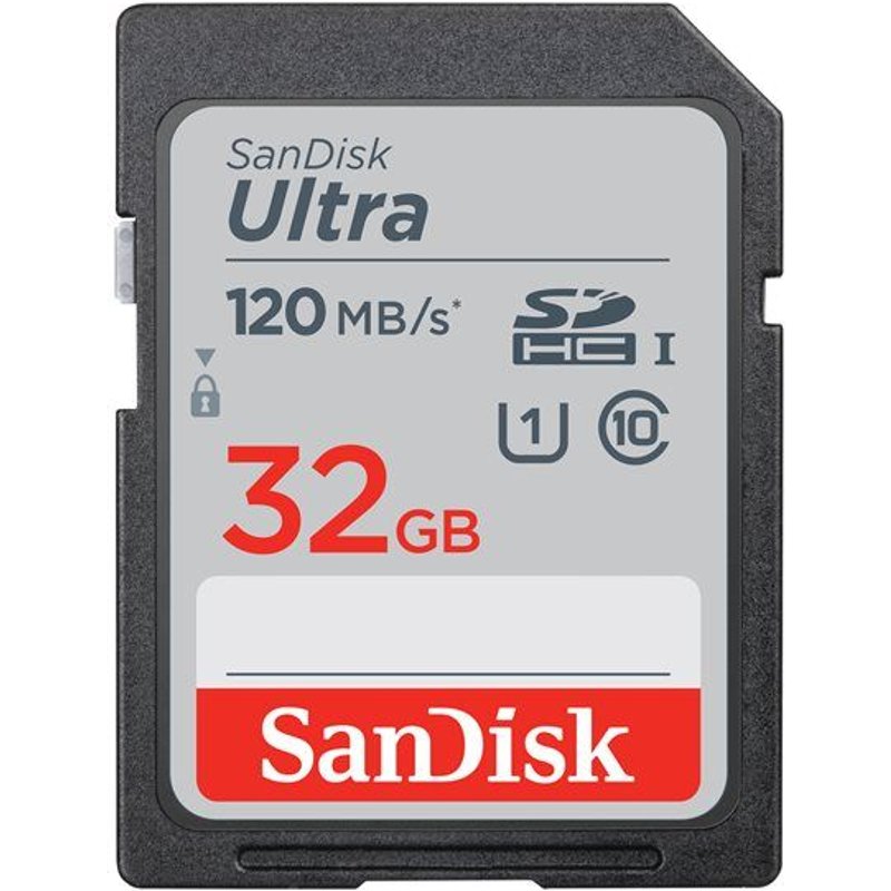 SanDisk Ultra - Carte mémoire flash - 32 Go - UHS-I U1 / Class10 - SDHC UHS-I