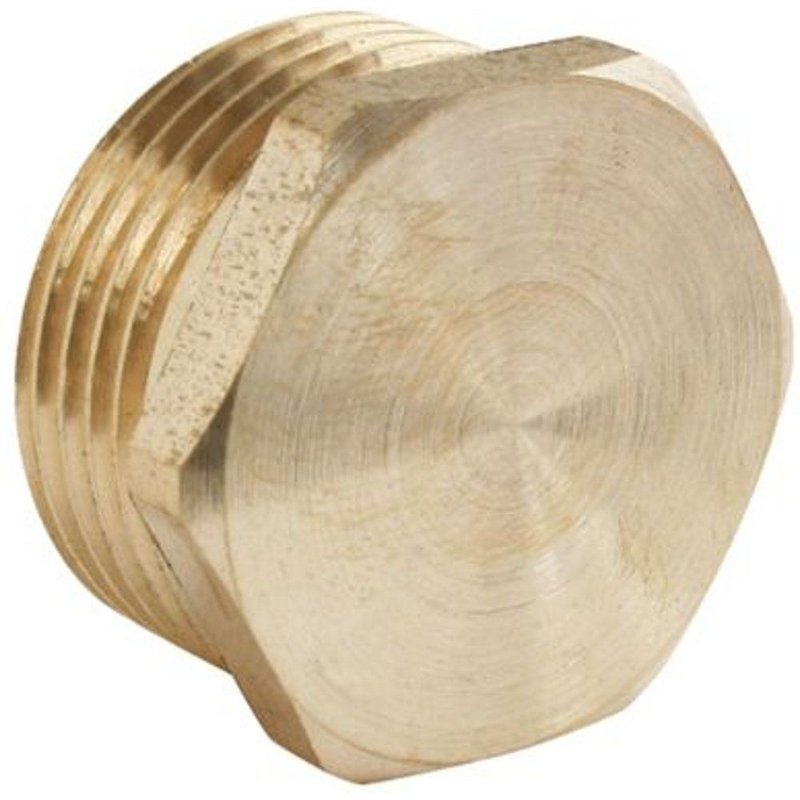 Bouchon laiton Mâle 15/21 (1/2") lot de 2