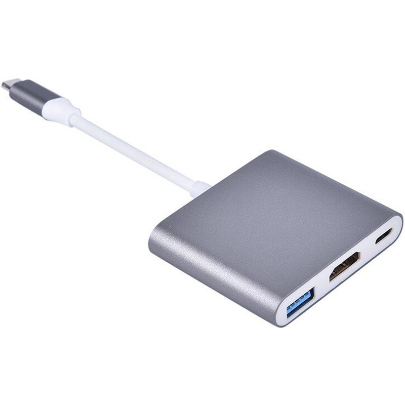 Convertisseur Hub 4K USB 3.1 vers USB 3.0/HDMI/USB femelle, adaptateur AV