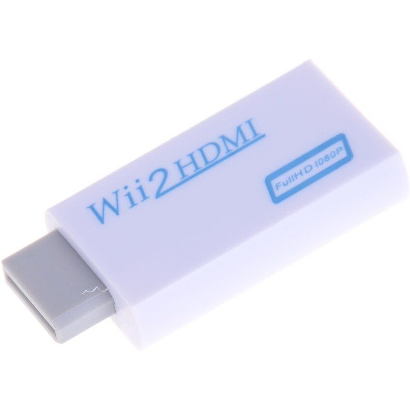 Convertisseur adaptateur compatible Wii vers HDMI, 3.5mm, Audio Wii2HDMI-compatibale, compatible HDTV, Full HD, 720P, 1080P