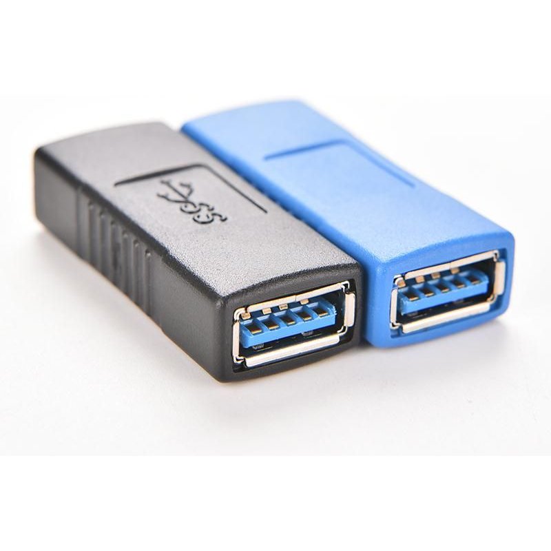 Adaptateur de connecteur USB 3.0 Type A femelle vers A femelle, USB3.0 AF vers AF coupleur F/F, convertisseur prolongateur pour ordinateur portable 1 pièce