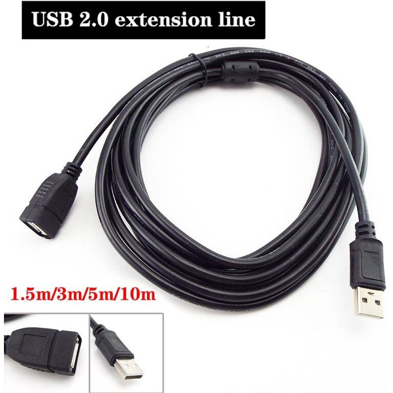 Câble D'Extension De Données Usb 1.5 Mâle À Femelle, 2.0 M 3m 5m 10m, Super Vitesse, Pour Clavier D'Ordinateur