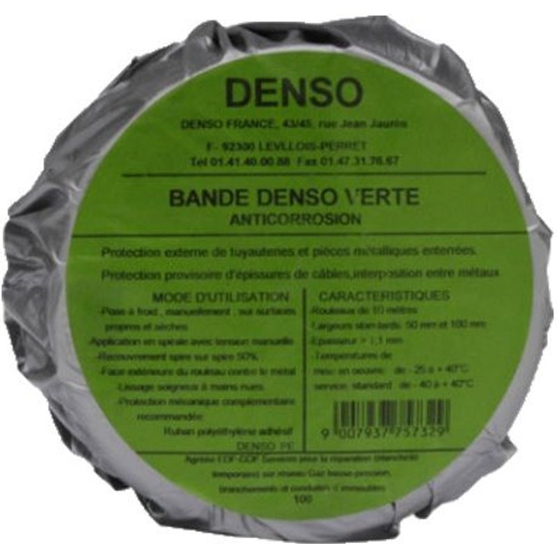 Bande DENSO® verte 50mmx10m - GEB - 818101
