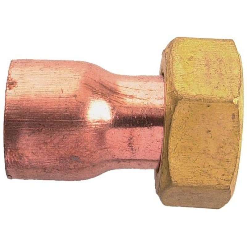 Raccord cuivre droit avec écrou prisonnier à souder - DUMONT