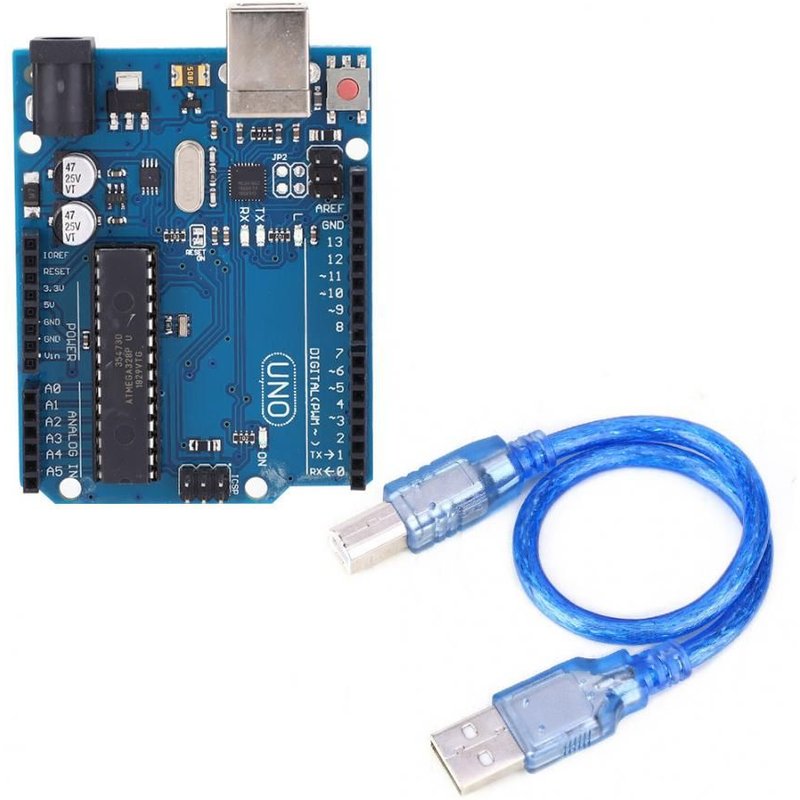 Micro-ordinateur à puce unique R3 Atmega328, carte de développement, entrée DC5V, sortie DC3.3V, avec câble USB, 328P/16U2, haute qualité