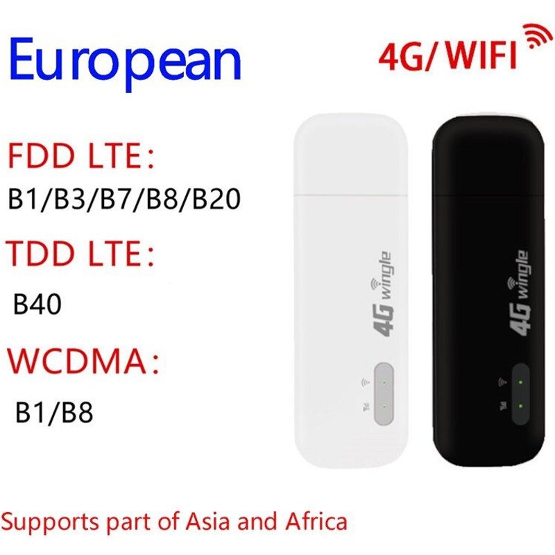 Modem Wifi 4g Usb Sans Fil, 150 Mbps, Dongle Pour Point D'Accès Avec Emplacement Pour Carte Sim