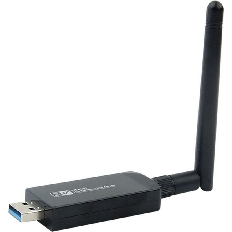 Adaptateur Dongle USB 802.11Ac double bande 1200Mbps RTL8812AU sans fil AC1200 Wlan USB 3.0 Wifi Lan avec antenne