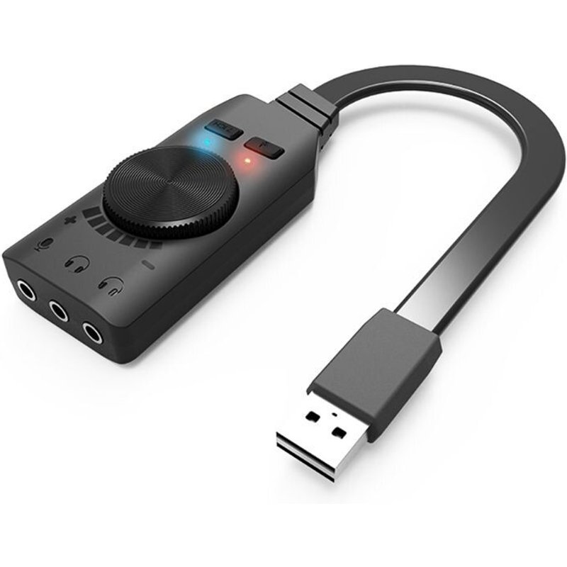 Carte son virtuelle GS3 2021 canaux, adaptateur USB 7.1mm pour casque d'ordinateur portable, nouveauté 3.5
