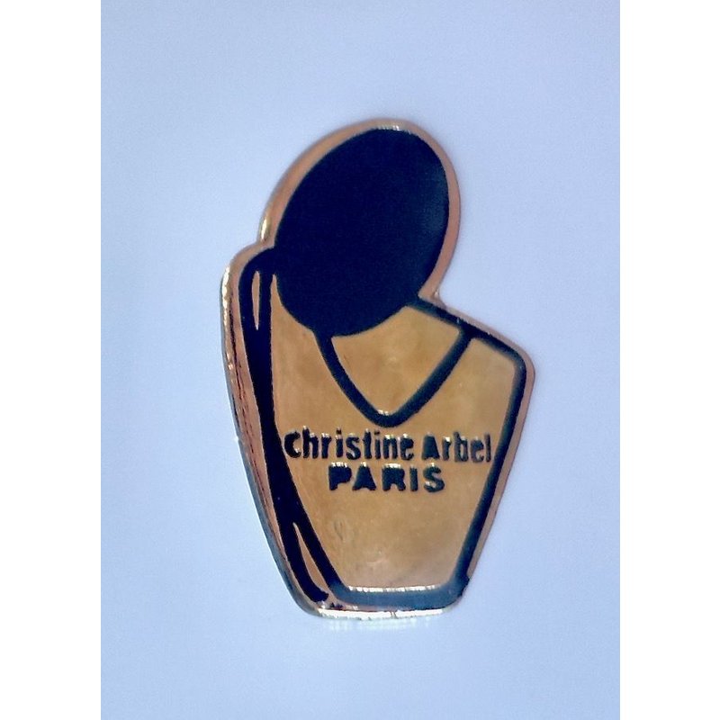 Pins, Pin's Parfum. Christine Arbel , Paris. "Loving You". Or Et Noir. Rare