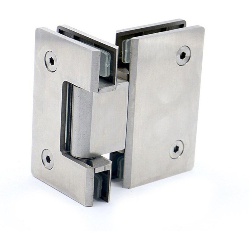Charnière De Porte Sans Cadre 180 Degrés, En Acier Inoxydable 304, Montage Mural, Douche En Verre De 8 À 12mm D'Épaisseur