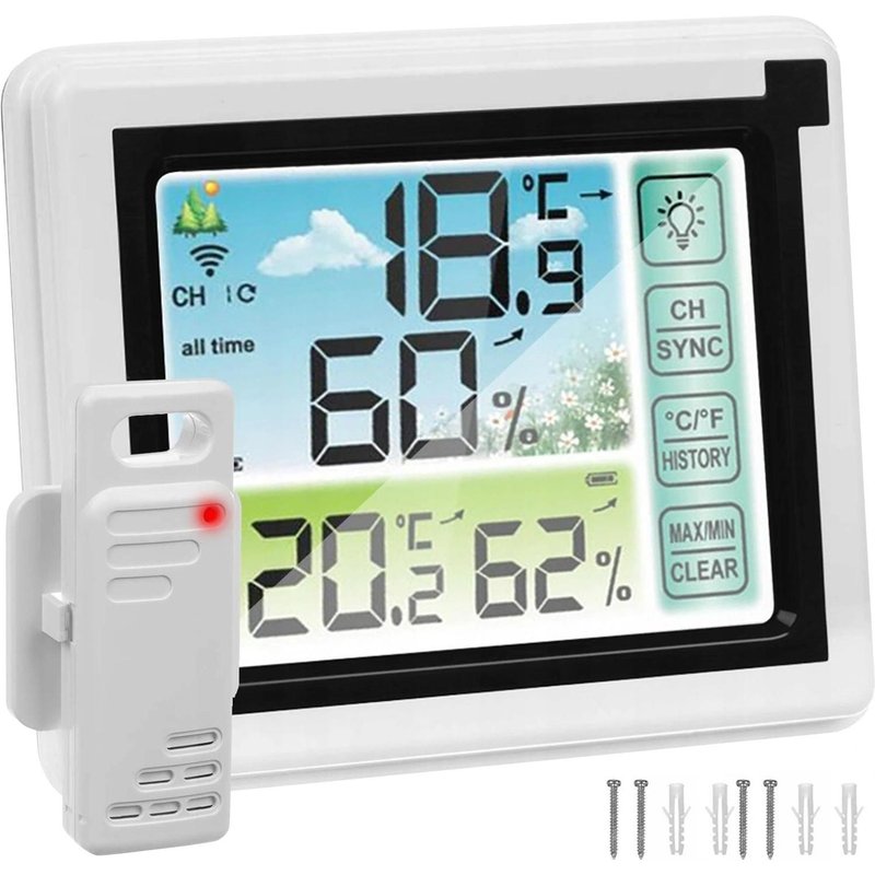 Hygromètre et Thermomètre Numériques - Sans fil