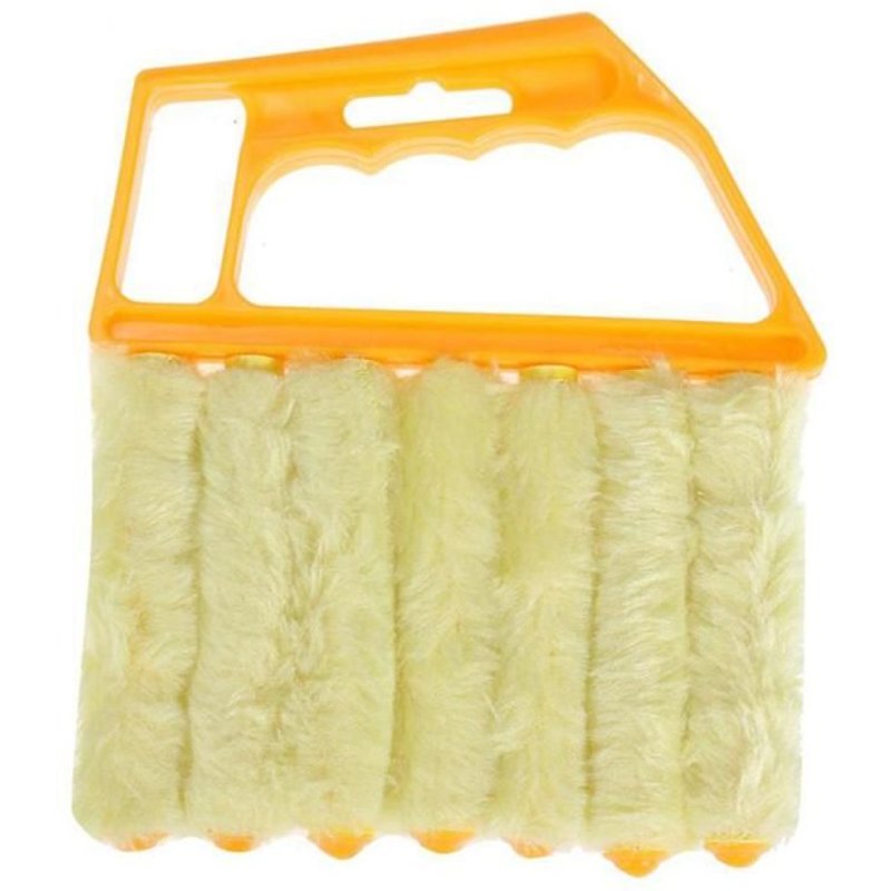 Brosse de nettoyage de vitres en microfibre, 2 couleurs, utile, nettoyeur de climatiseur, plumeau avec lame de store vénitien lavable