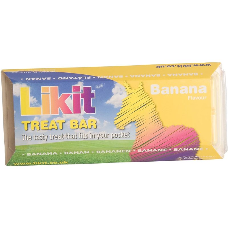 Likit Bar Horse Treats Banana Clear Cheval 90 G