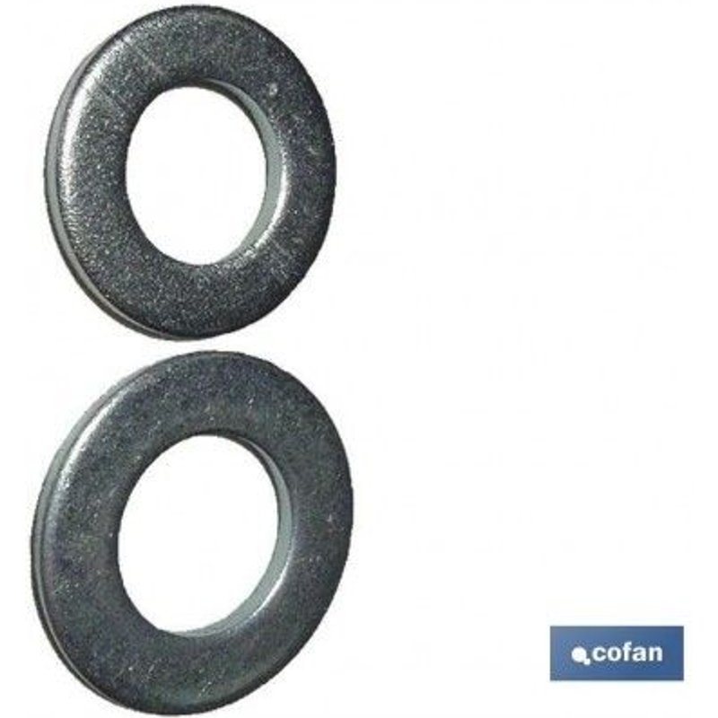 Rondelle plate galvanisée DIN-125 C-6 M-52 Z Pack 10 pcs