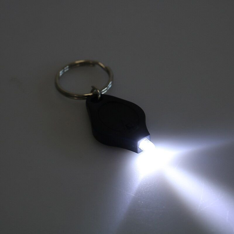 Mini porte-clés lampe de poche LED, Camping en plein air, lumière d'urgence, torche