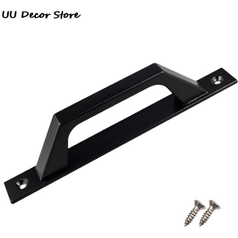 Poignée de porte coulissante encastrée en bois, quincaillerie pour porte intérieure de placard