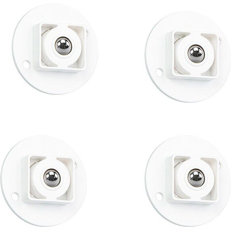 Poubelle à poulie universelle autocollante, 4 paquets, boîte de rangement à rouleau Mobile à 360 °, boîte de rangement à petites roulettes, outils pour la maison