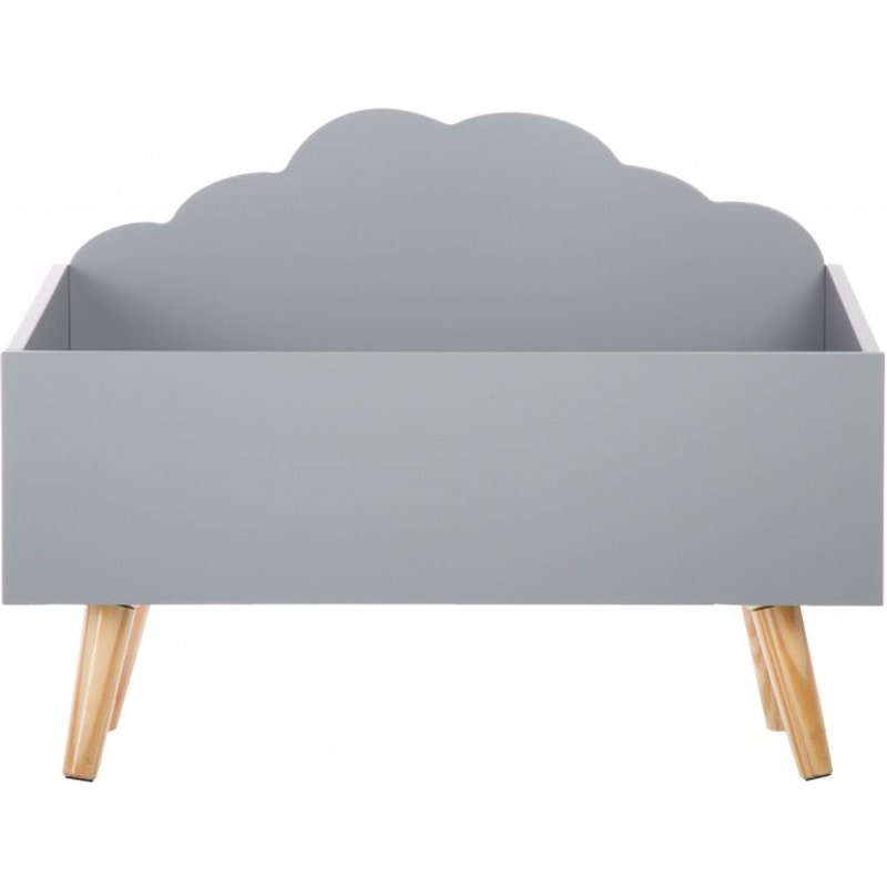 Coffre À Jouets En Bois ""Nuage"" Atmosphera - Coffre À Jouets En Bois ""Nuage"" Gris-Gris - Gris