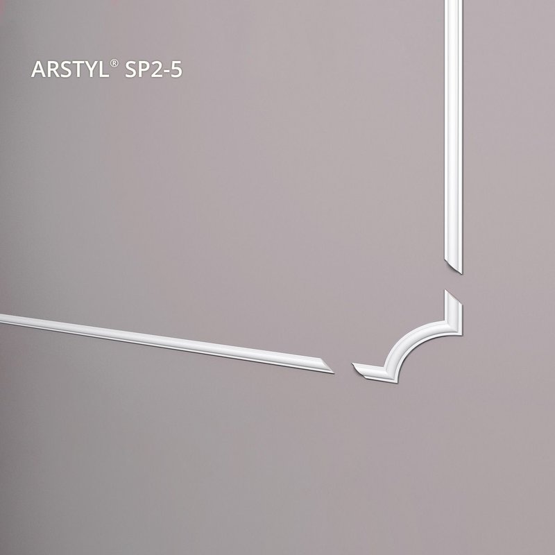 Kit éléments de coin NMC SP2-5 ARSTYL Noel Marquet Élement décorative design moderne blanc 4 pièces