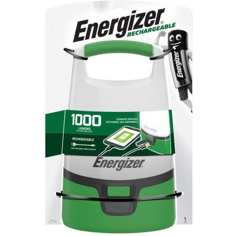 ENERGIZER LAMPE TORCHE REC LANTERN1000 LAN TR ALURL7