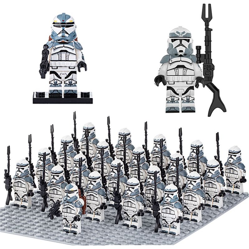21 pièces Star War Mini Figurine Action Clone de l'Ancienne République Storm Soldier Bloc de Construction jouet Pour Enfans