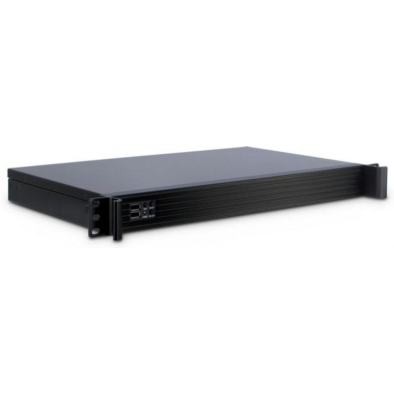 Inter-Tech K-126L - Montable sur rack - 1U - mini ITX - pas d'alimentation (FlexATX) - USB