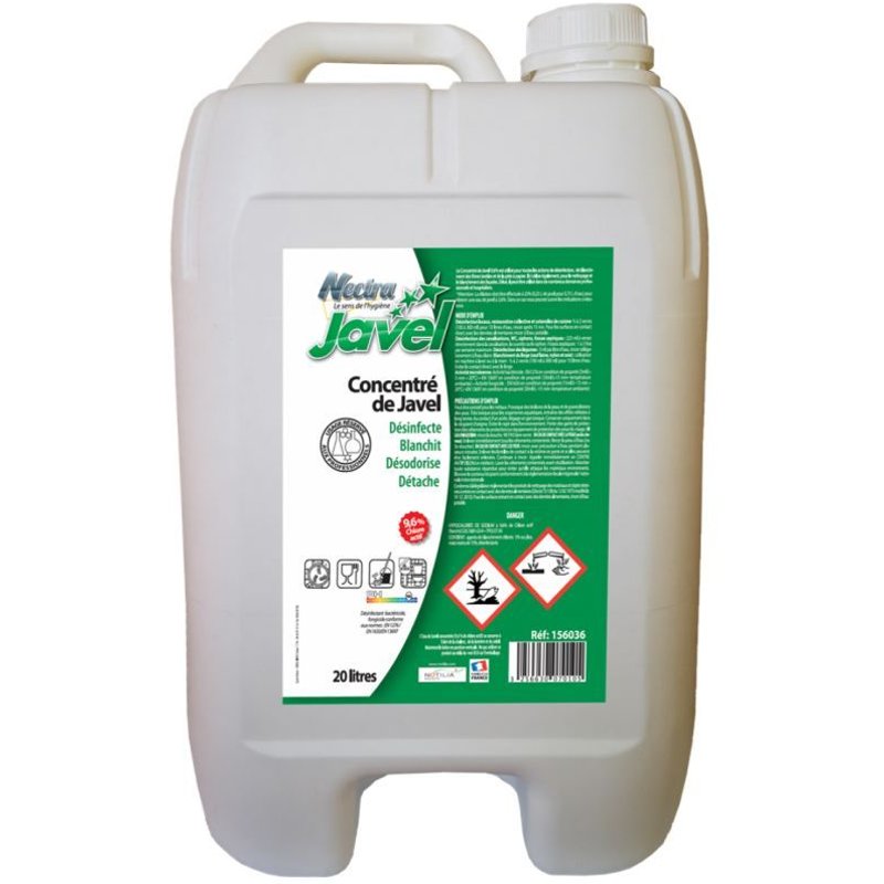Eau de javel concentrée 36° bidon de 20 L - MIEUXA - 156036