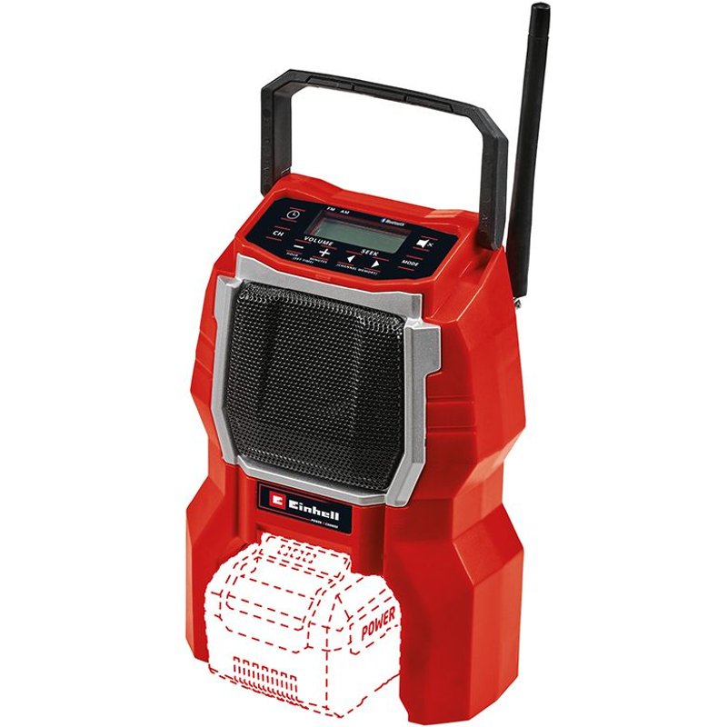Einhell Radio Sans fil TC-RA 18 Li BT - Solo, sans batterie et chargeur - 3408017
