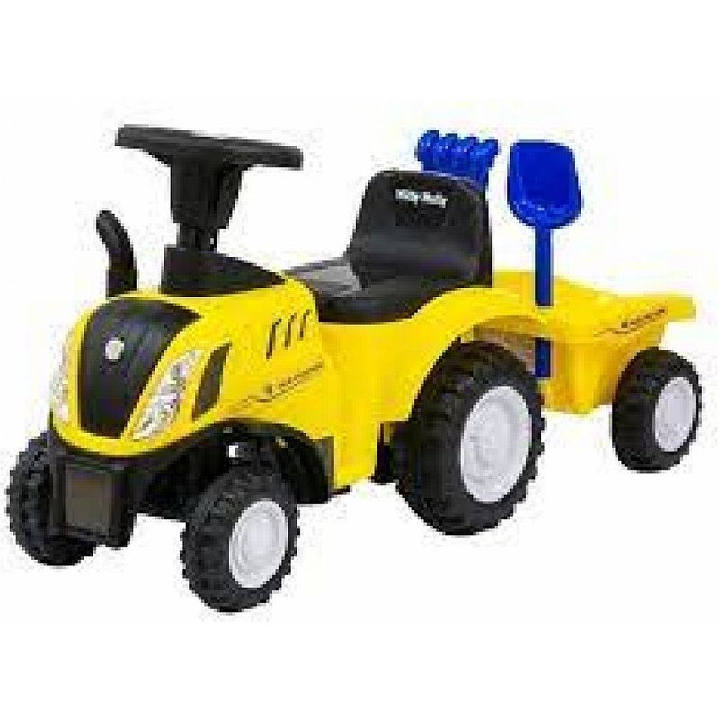 Milly Mally Ride On New Holland T7 Tracteur Jaune