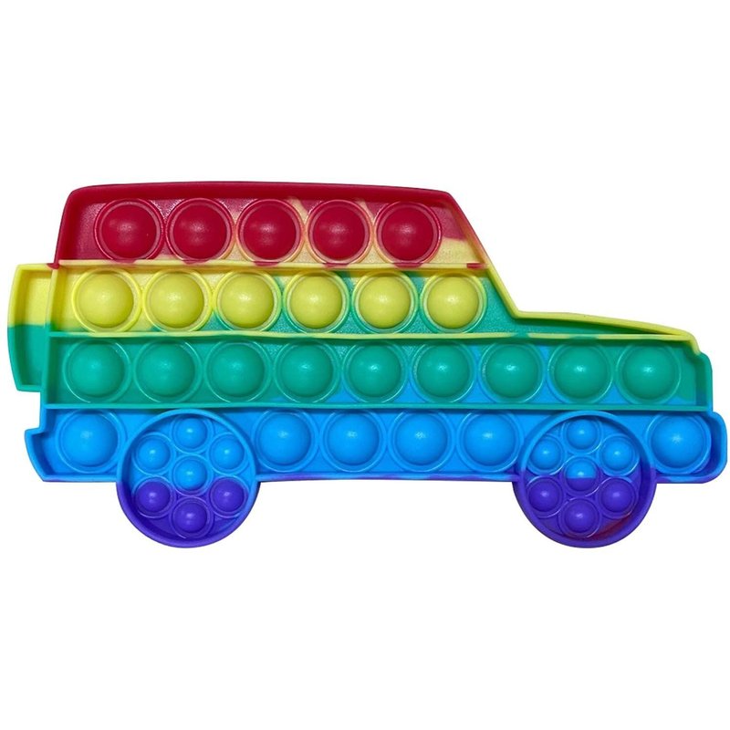 Jouets Anti-Stress En Forme De Carré Pour Enfants, Pop-Pop Arc-En-Ciel Pour Mains, Popins Squishy Pops, Soulage Le Stress, Nouvelle Collection