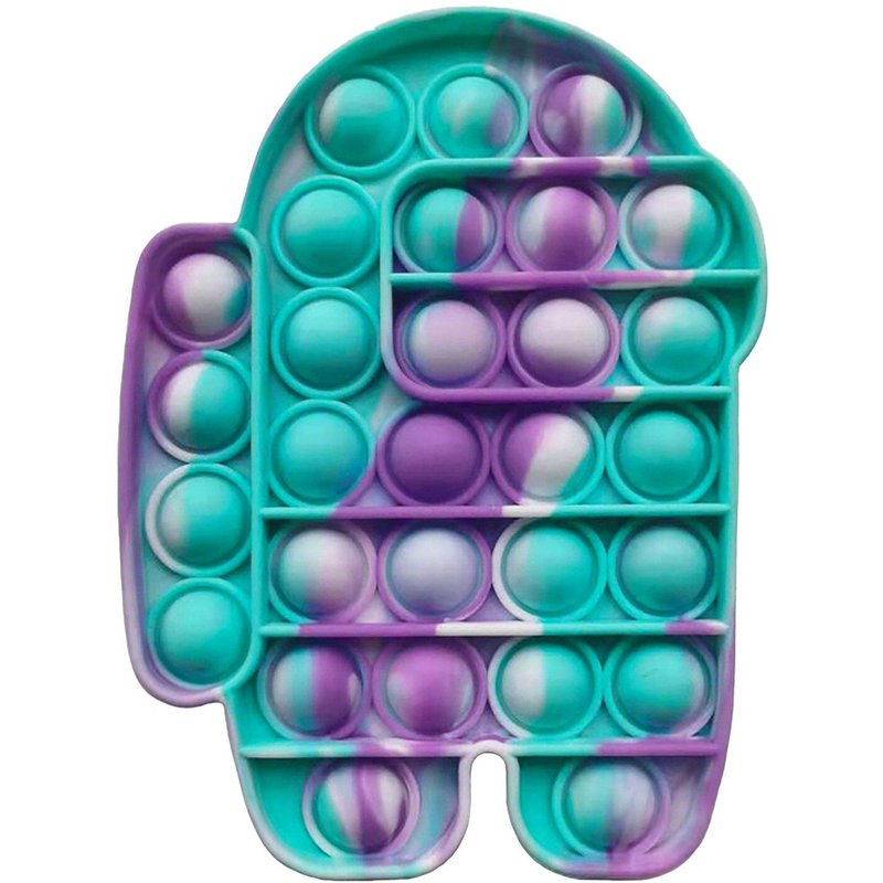 Poignée De Jeu Fidget Toys Pack, Son Carré Antistress, Nouvelle Bulle Arc-En-Ciel Pop Pour Les Mains Squishy Reliver Stress Pour Enfants