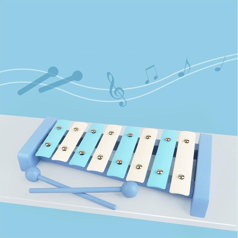 Xylophone Jouet De Percussion Pour Enfants, Jouets Éducatifs Préscolaire, Musique Drôle, Résonateur Cloche, Cadeaux De Vacances Pour Tout-Petits