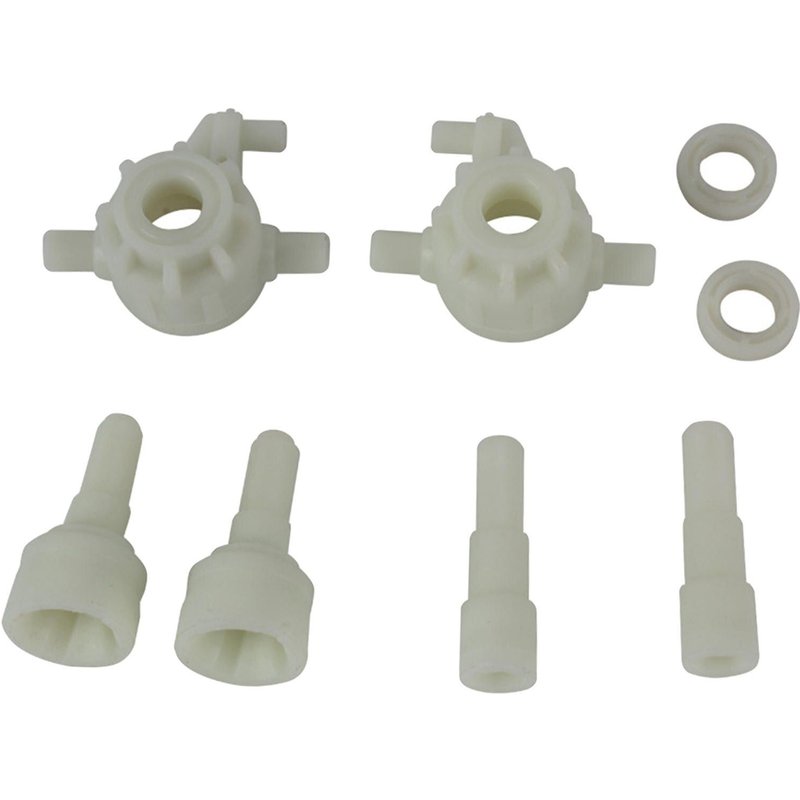 Ensemble De Pièces De Pneu De Roue Blanche Pour Voiture Rc 8x1:10, Pièce De Rechange Pour Véhicule Chenille Camion Modèle Buggy, Accessoire De Bricolage