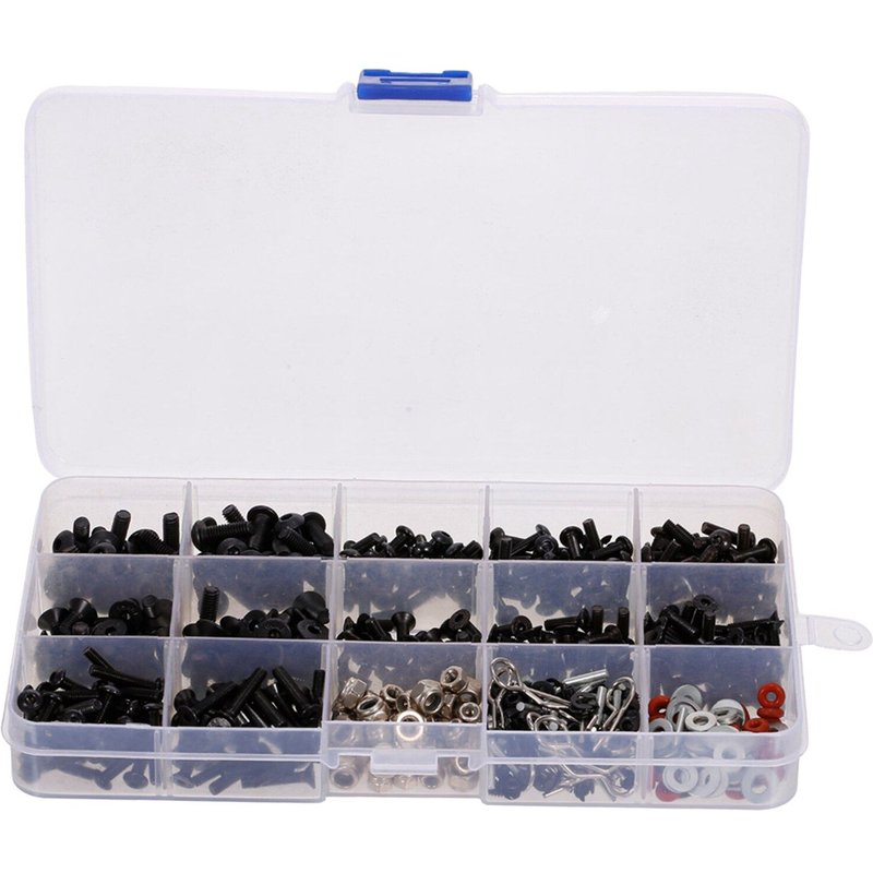 Kit De Vis Rc En Métal Pour Bricolage, Kit De Réparation, Assortiment De Vis Pour Axial Scx10 1/10, Accessoires De Mise À Niveau