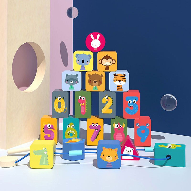 Blocs De Perles En Bois, Jouets Pour Enfants, Apprentissage Et Éducation, Produits Colorés