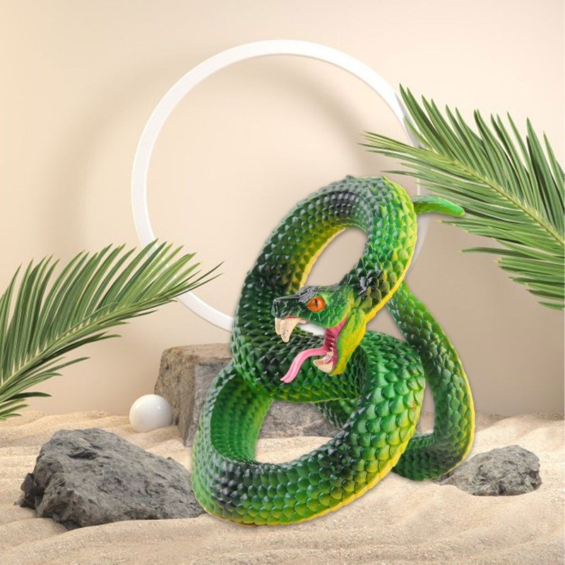 Figurines Boa Constrictor, Modèle Reptile, Décoration, Modèle Python Effrayant Pour Halloween, Accessoires De Farces, Jouets