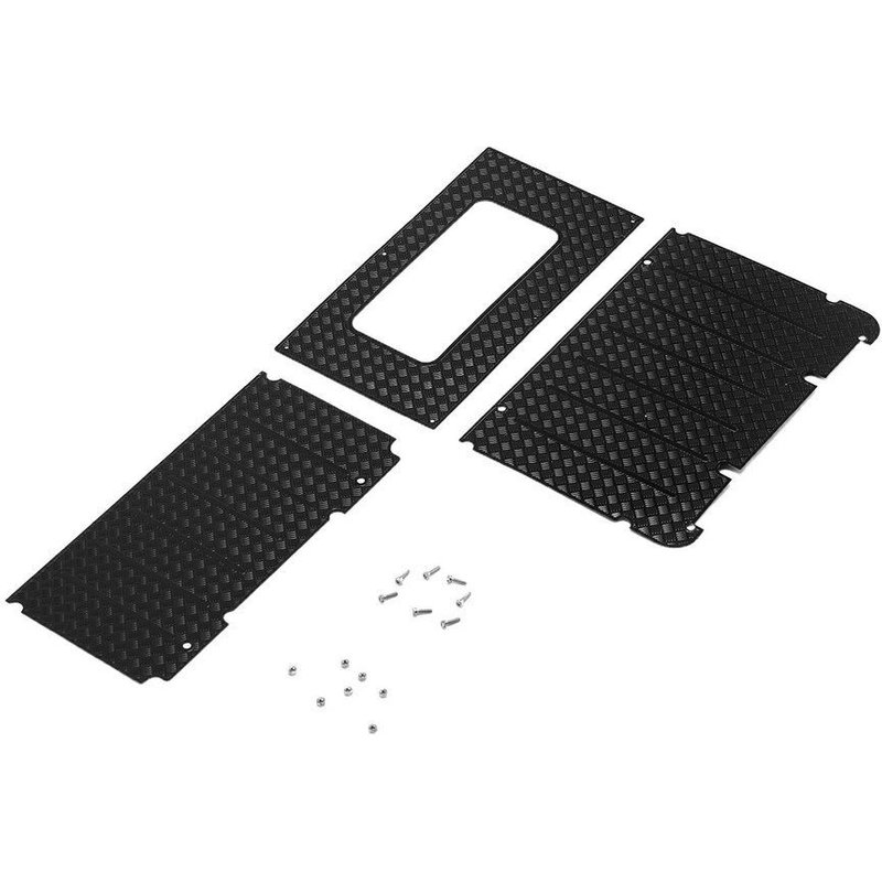 Support De Toit Décoratif 1:10 Rc Crawler Pour Traxxas Trx4 Defender Plaque Antidérapante Pièces De Mise À Niveau Plaque En Métal Antidérapante 3 Pièces