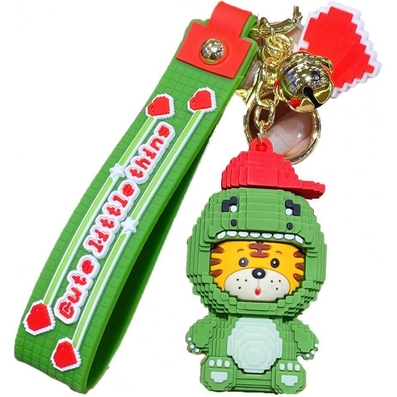 Pendentif Tigre Léger En Métal, Ornements De Tigre, Apparence Vive, Blocs De Construction De Texture Claire, Breloques De Tigre De Dessin Animé