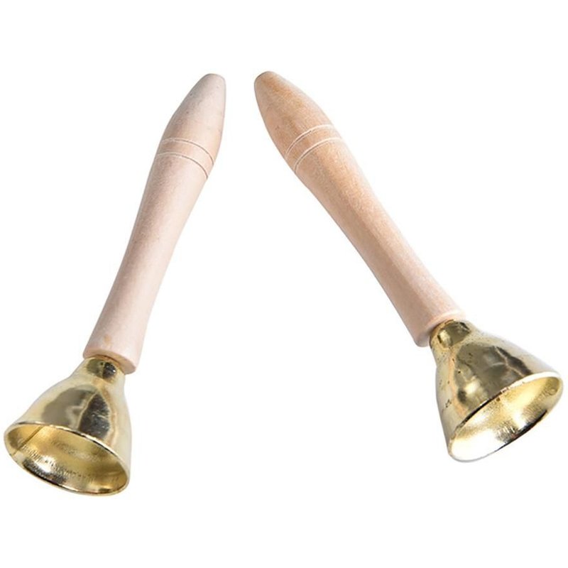 2 Pièces Orff Enfants Éducation Précoce Frapper Cloche Instrument De Percussion Musicale Jouet