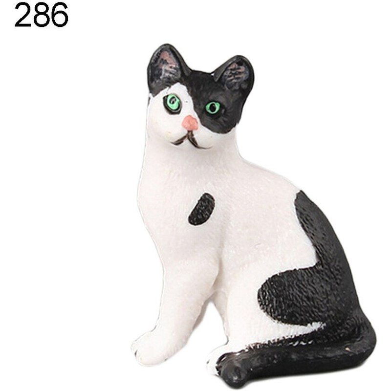 Figurine De Chat Miniature, Jouet Pour Enfants, Décoration De Maison, Féerique