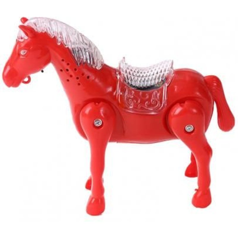 Jouet Cheval Électrique Lumineux Pour Enfant, Joli Éclairage Musical, Couleur Pure, Garçon