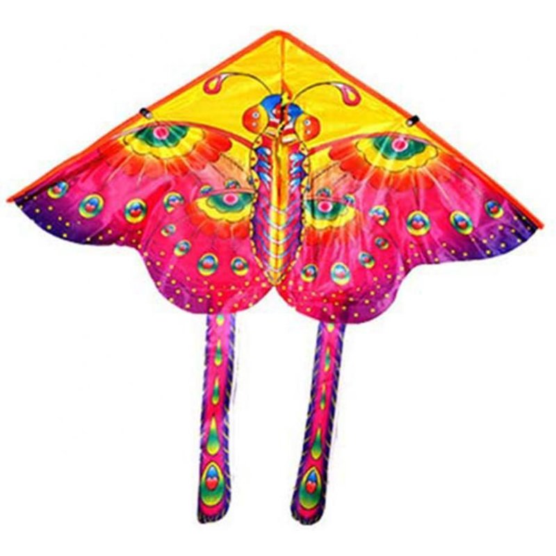 Cerf-Volant Papillon Coloré De Dessin Animé, Jeu D'Extérieur Pour Enfants, Jouets, Accessoires