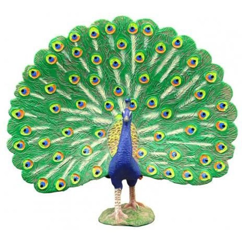 Mini Figurine De Paon, Jouet Artisanal Professionnel, Modèle De Paon Réaliste, Pour La Décoration Des Enfants