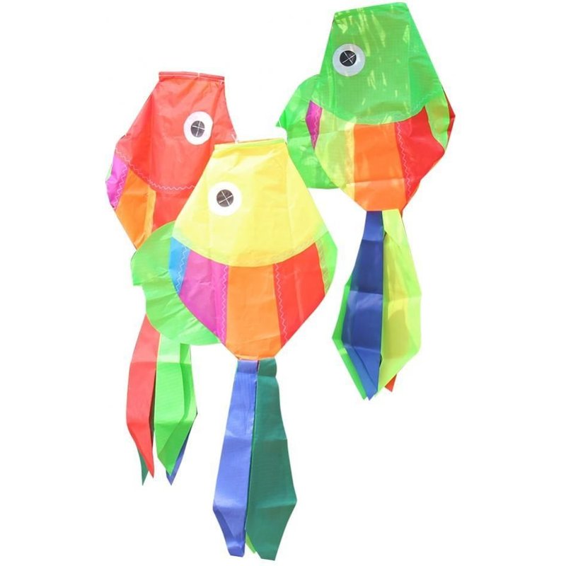 Cerf-Volant En Forme De Poisson Pour Enfants, Mignon, Carpe, Drapeau De Direction, Jeu De Vol En Plein Air, Accessoire De Vol Précis Suspendu